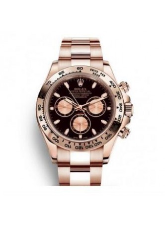 Rolex Cosmograph Daytona Everose Black Dial 116505-0008