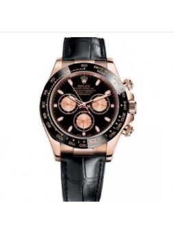 Rolex Daytona Cosmograph Rose Gold Black Dial 116515LN-0008