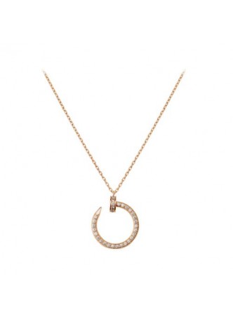 Cartier JUSTE UN CLOU NECKLACE PINK GOLD, DIAMONDS B3047000