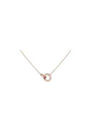 Cartier LOVE NECKLACE PINK GOLD, DIAMONDS  B7224528