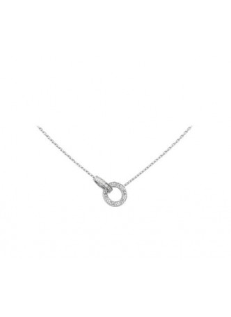 Cartier LOVE NECKLACE WHITE GOLD, DIAMONDS  B7216300