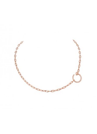 Cartier JUSTE UN CLOU NECKLACE PINK GOLD, DIAMONDS N7413500