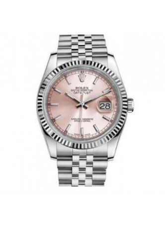 Rolex DATEJUST PINK Disk Watch  116234 