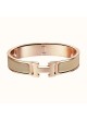 HERMES Clic H Marron Glacé Bracelet  H700001FO19GM