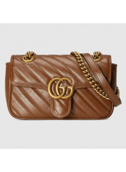 GUCCI GG Marmont mini matelassé shoulder bag 446744