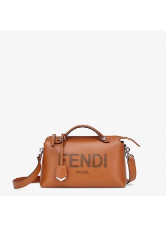 FENDI MEDIUM BY THE WAY Brown leather Boston bag 8BL146