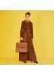 FENDI SUNSHINE SHOPPER Brown Leather Shopper  8BH372