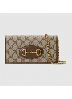 GUCCI Horsebit 1955 wallet with chain 621892CG85