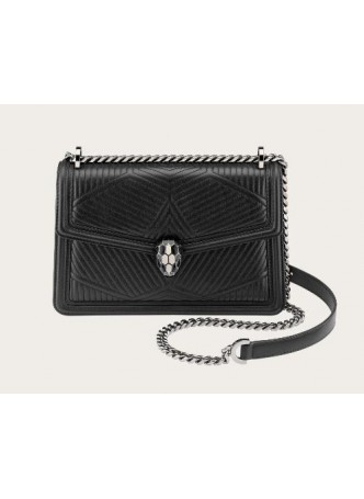 BVLGARI  SERPENTI DIAMOND BLAST SHOULDER BAG  287371