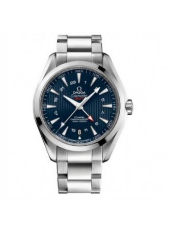 Omega Seamaster  GMT two places blue surface 231.10.43.22.03.001