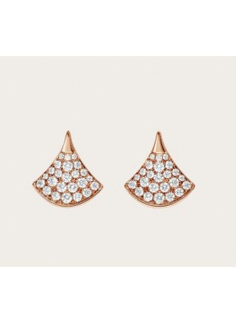 BVLGARI DIVAS’ DREAM ROSE GOLD EARRINGS 352601