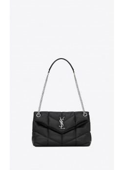 SAINT LAURENT LOULOU PUFFER SMALL BAG IN QUILTED LAMBSKIN  577476