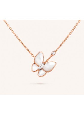 Van Cleef & Arpels  Two Butterfly pendant 8FO00