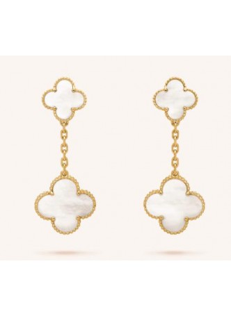 Van Cleef & Arpels Magic Alhambra earrings, 2 motifs 78800