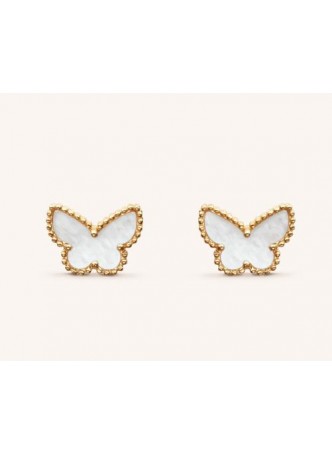 Van Cleef & Arpels  Sweet Alhambra butterfly earstuds 5JM00