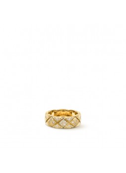 CHANEL Coco Crush  Quilted Motif Ring  J11101