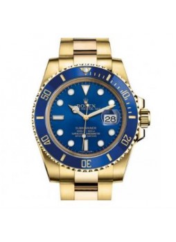 Rolex Submariner Blue Dial Gold 116618LB-0003 
