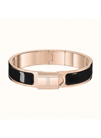 HERMES Clic Cadenas Noir Bracelet  H707000FO01GM