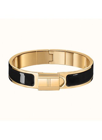 HERMES Clic Cadenas Noir Bracelet   H707000F