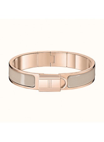 HERMES Clic Cadenas  Marron Glacé Bracelet  H707000FO19GM