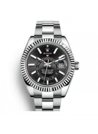 Rolex Sky-Dweller Black Dial 326934-0005 