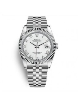 Rolex Datejust White Disk  Roman Digital  Watch  116234 