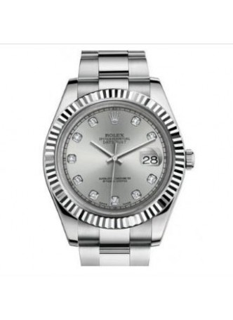 Rolex Datejust II Silver Disk Watch 116334-72210